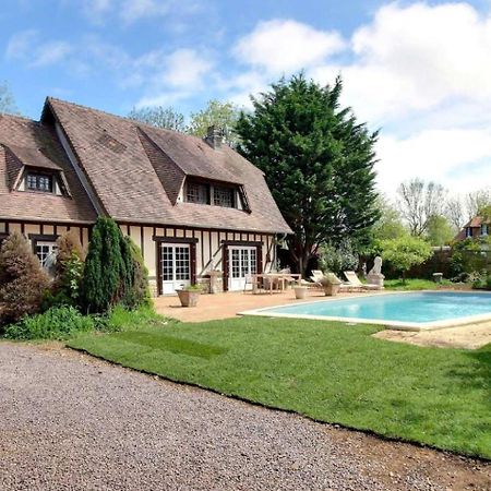 Superbe Maison Normande Avec Piscine A 3 Minutes De La Mer Auberville Exterior foto